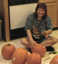 Can you believe what comes out of these pumpkins?