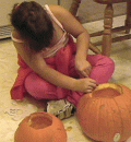 Kari carving.